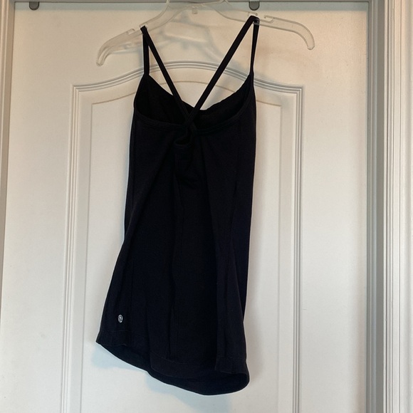 Lululemon Black Criss Cross Tank Top - Picture 4 of 5
